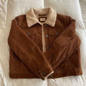 SOLD /// Marine Layer Corduroy & Sherpa Lined Jacket